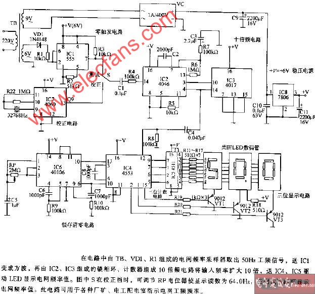 电网频率<b class='flag-5'>检测</b><b class='flag-5'>电路</b>