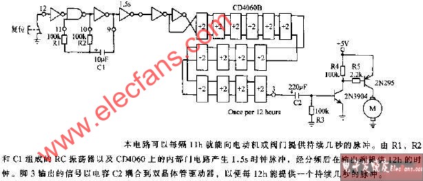 極長時間間隔定時電路