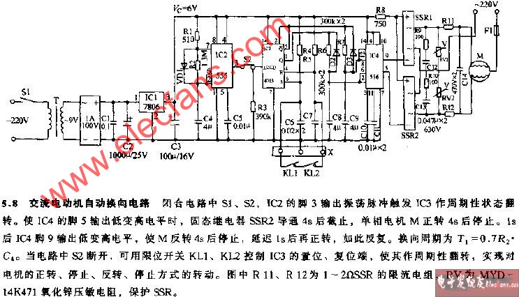 <b class='flag-5'>交流電動機(jī)</b>自動換向電路