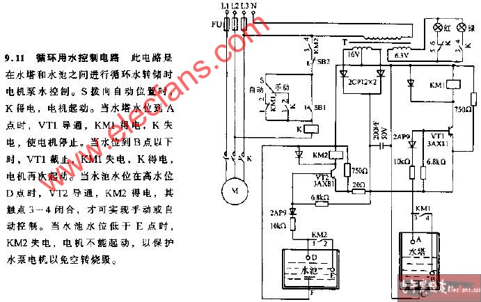 循環用水控制電路