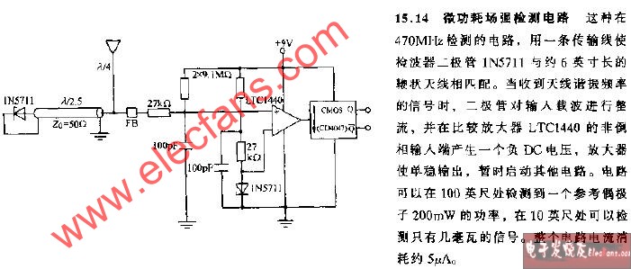 <b class='flag-5'>微</b><b class='flag-5'>功耗</b>場強檢測<b class='flag-5'>電路</b>