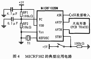 MICRF102的典型应用电路