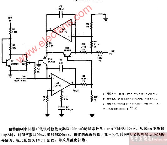 <b class='flag-5'>對數(shù)放大</b>器<b class='flag-5'>電路</b>圖