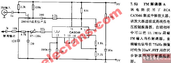 FM<b class='flag-5'>解調(diào)器</b>A<b class='flag-5'>電路</b>