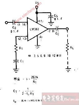 增益可調(diào)<b class='flag-5'>同相</b><b class='flag-5'>放大器</b>電路圖