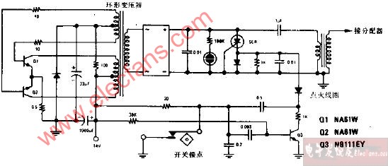 <b class='flag-5'>電容</b><b class='flag-5'>放電</b>點火裝置<b class='flag-5'>電路</b>圖