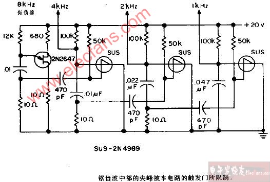 抑制尖峰干擾的分頻器電路圖