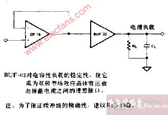 双极型场效应晶体管电缆驱动器电路图