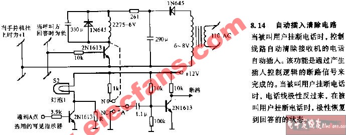 自动插入清除电路