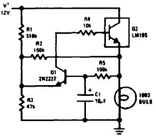 1A燈閃爍器電路圖