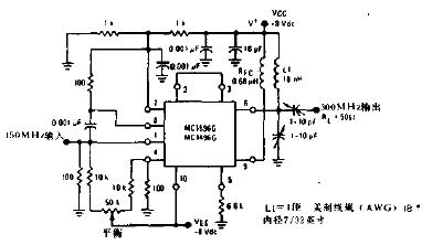 150MHz-300MHz倍频器电路图