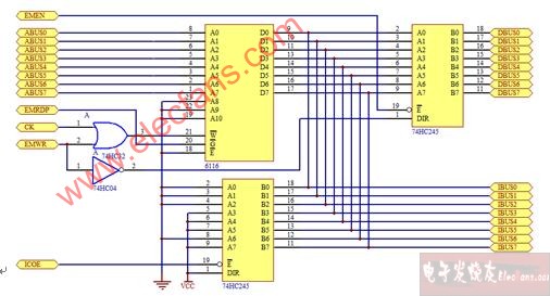 存储器<b class='flag-5'>EM</b>原理图