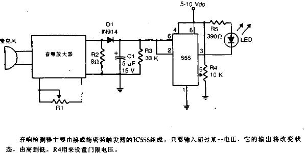 音响电平监视器电路图