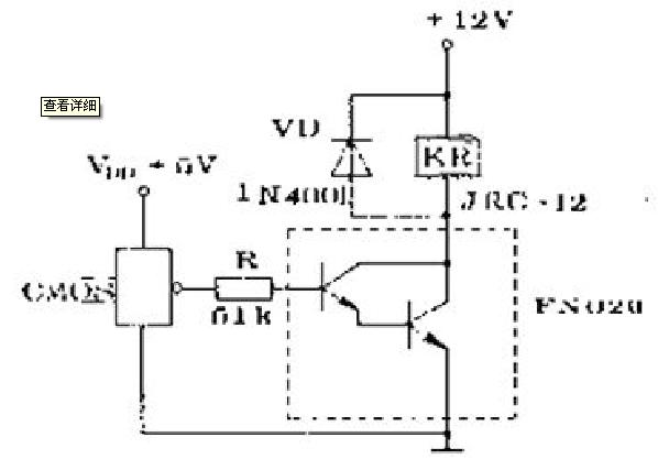 達林頓管的典型應用電路圖