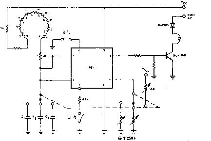 照相定時器電路圖