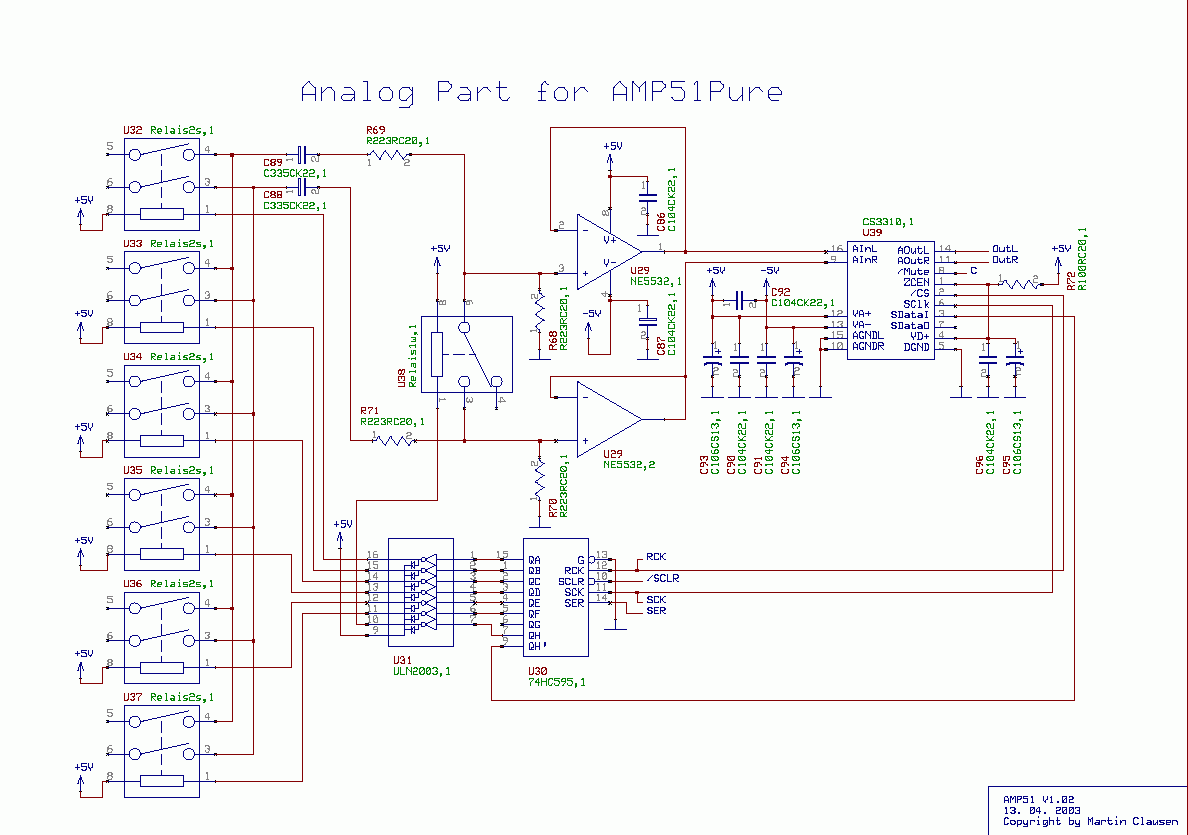 CS3310音量控制芯片应用电路图