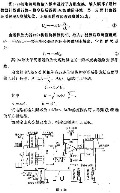 頻率<b class='flag-5'>平方根</b>運(yùn)算<b class='flag-5'>電路</b>