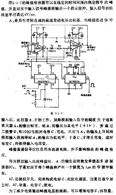 比較正<b class='flag-5'>峰值檢波</b>器