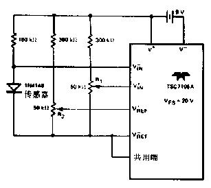 温度传感器电路图1