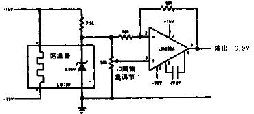 精密基准双极性输出基准电压源电路图