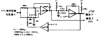 二級十<b class='flag-5'>倍頻程</b><b class='flag-5'>壓控振蕩器</b>電路圖