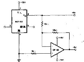 ±5V<b class='flag-5'>基準</b><b class='flag-5'>電壓</b>源<b class='flag-5'>電路圖</b>