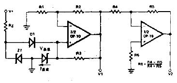 精密雙路基準(zhǔn)電壓源電路圖