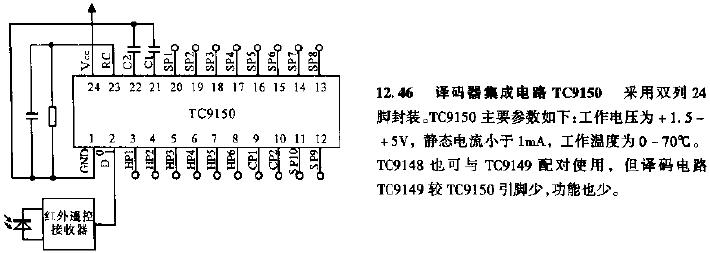 <b class='flag-5'>译码器</b><b class='flag-5'>集成电路</b>TC9150<b class='flag-5'>电路</b>