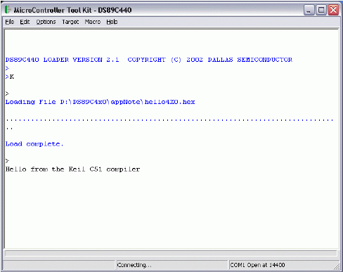 Keil C编译器的使用与DS89C430/450