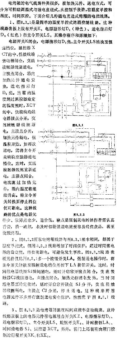 几种常用电烤箱电路图