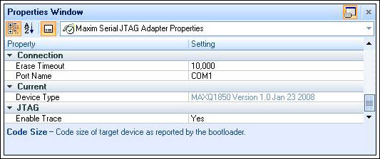 采用MAXQ1850评估套件(EV kit)和面向MAXQ3