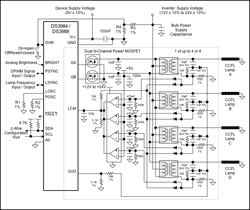 DS3984/DS3988多灯共用电流返回端的驱动方案