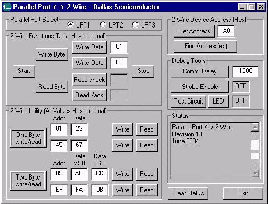 Writing Parallel-Port <b class='flag-5'>2-Wire</b> S