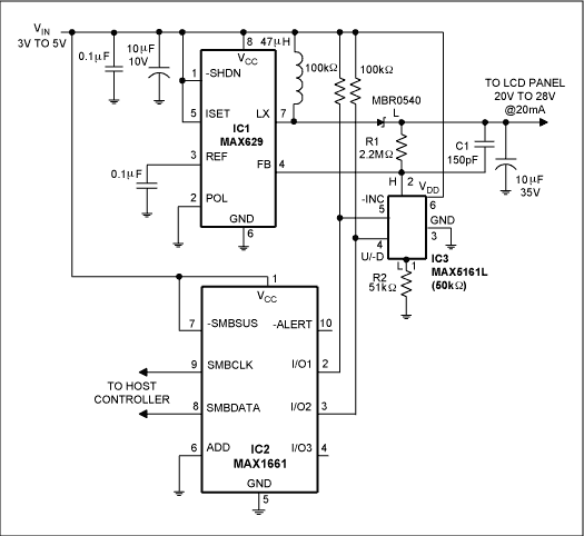 總線(xiàn)的I/O<b class='flag-5'>擴展器</b><b class='flag-5'>控制</b><b class='flag-5'>LCD</b><b class='flag-5'>偏置</b><b class='flag-5'>電壓</b>