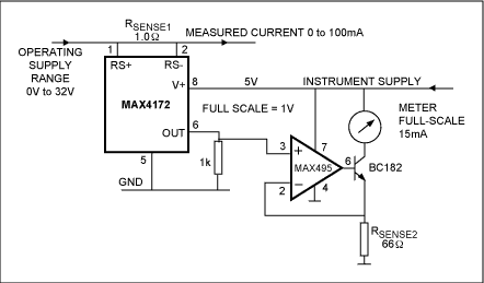 Moving-Coil Meter Measures Low