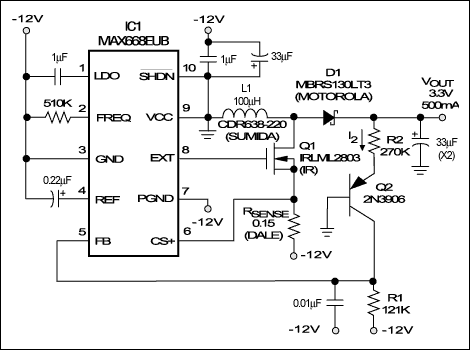 3.3V Supply Taps Power from th