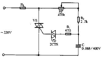 <b class='flag-5'>雙向二極管</b>觸發(fā)<b class='flag-5'>雙向</b>晶閘管調壓電路圖