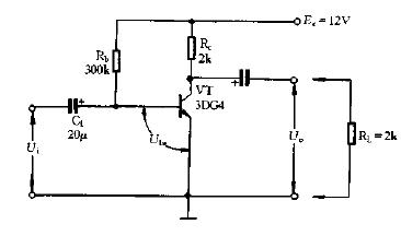 單管<b class='flag-5'>交流電壓</b>放大<b class='flag-5'>電路</b>圖