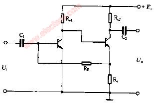 两级电流并联负反馈放大电路图