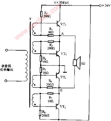 <b class='flag-5'>录音机</b>功率续接器<b class='flag-5'>电路图</b>