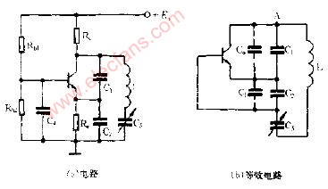 串聯改進型<b class='flag-5'>電容</b><b class='flag-5'>三點式</b><b class='flag-5'>振蕩電路</b>圖