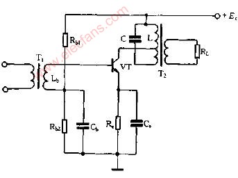 單<b class='flag-5'>調諧</b>放大典型<b class='flag-5'>電路圖</b>