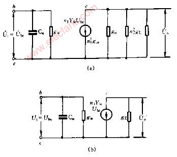输出<b class='flag-5'>回路</b>谐振时的<b class='flag-5'>等效电路</b>图