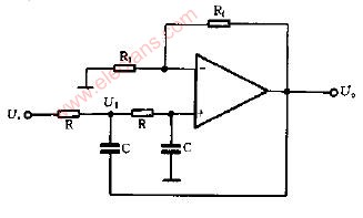典型二阶段低通滤波器电路图
