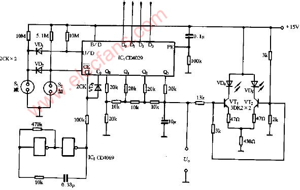 觸控式電壓<b class='flag-5'>調(diào)節(jié)器</b><b class='flag-5'>電路圖</b>