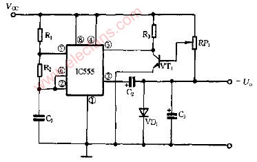 直流—<b class='flag-5'>負</b><b class='flag-5'>壓</b>變換<b class='flag-5'>電路</b>圖