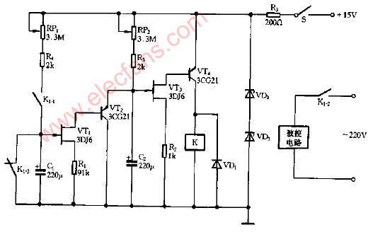 间歇循环定时电路图