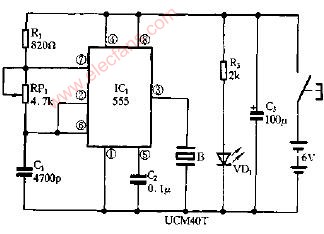 <b class='flag-5'>超声</b>波<b class='flag-5'>遥控</b><b class='flag-5'>照明灯</b>发射机<b class='flag-5'>电路</b>图