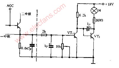 <b class='flag-5'>指示燈</b>調(diào)諧<b class='flag-5'>指示</b><b class='flag-5'>電路</b>圖