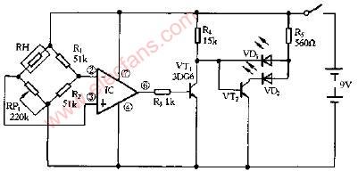 <b class='flag-5'>温度</b><b class='flag-5'>测量</b>电桥<b class='flag-5'>电路</b>图